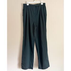 Vintage Wool Pants Trousers Alex Green High Rise Dark Academia Twee Retro Womens